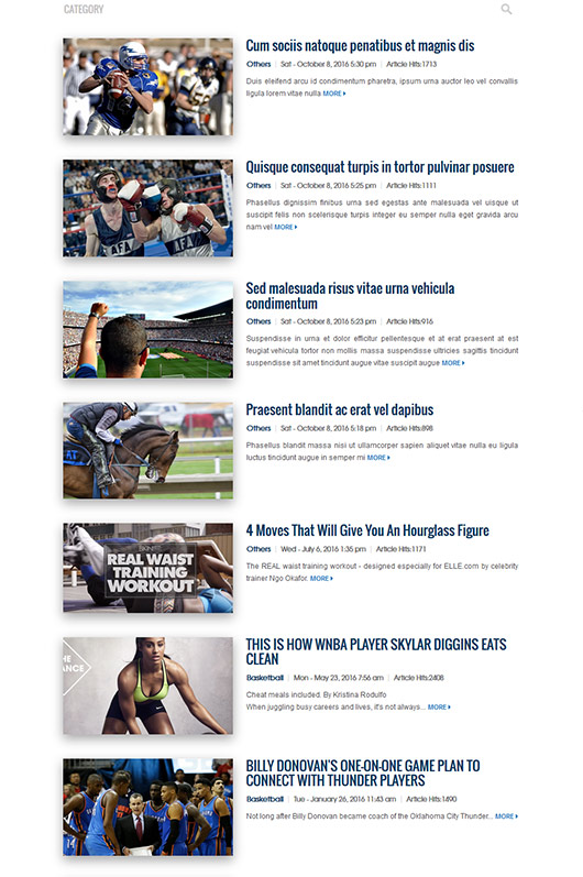 News Script PHP Pro - front-end demo